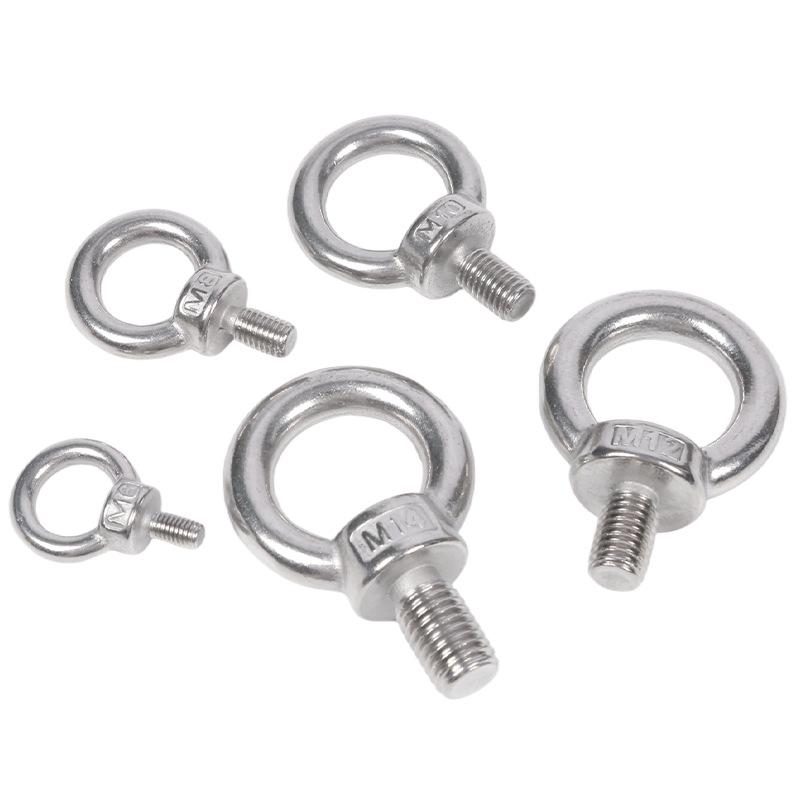 304 Stainless Steel Eye Bolt for Rigging and Lifting