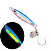 Glow In Dark Slow Pitch Jig Fast Jig Fishing Lure Tackle Durable Metal Jig Lure  Boat Fishing