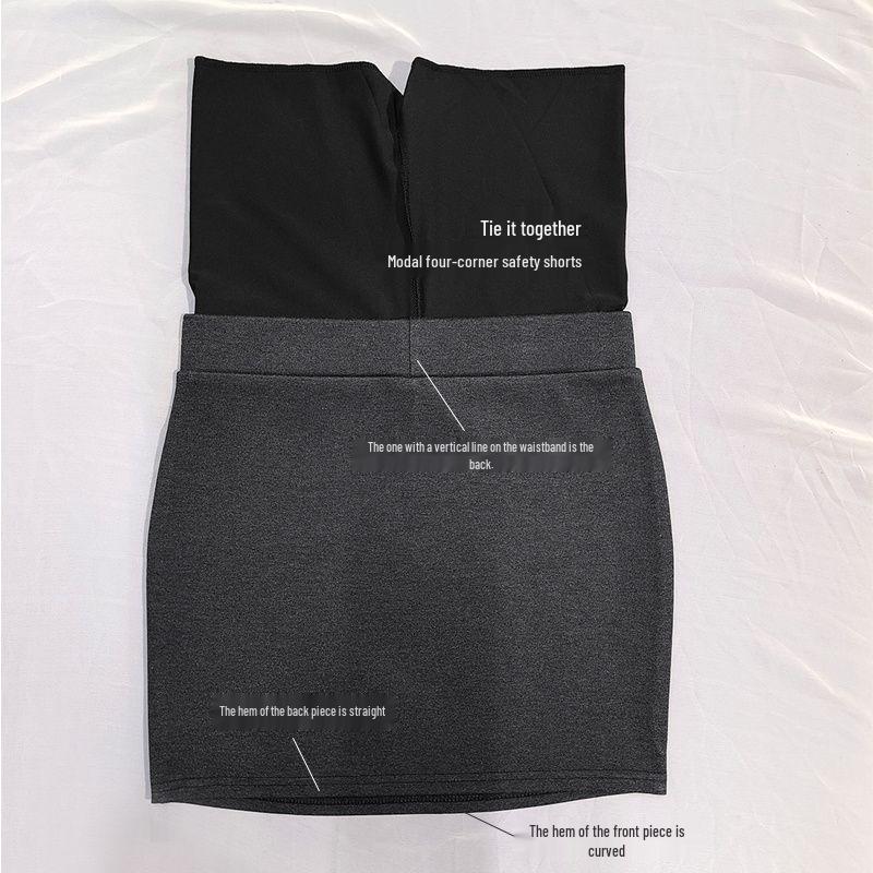 High Waist Elastic Pencil Skirt - Spring/Autumn 2025 Versatile Slimming OL Professional Wear
