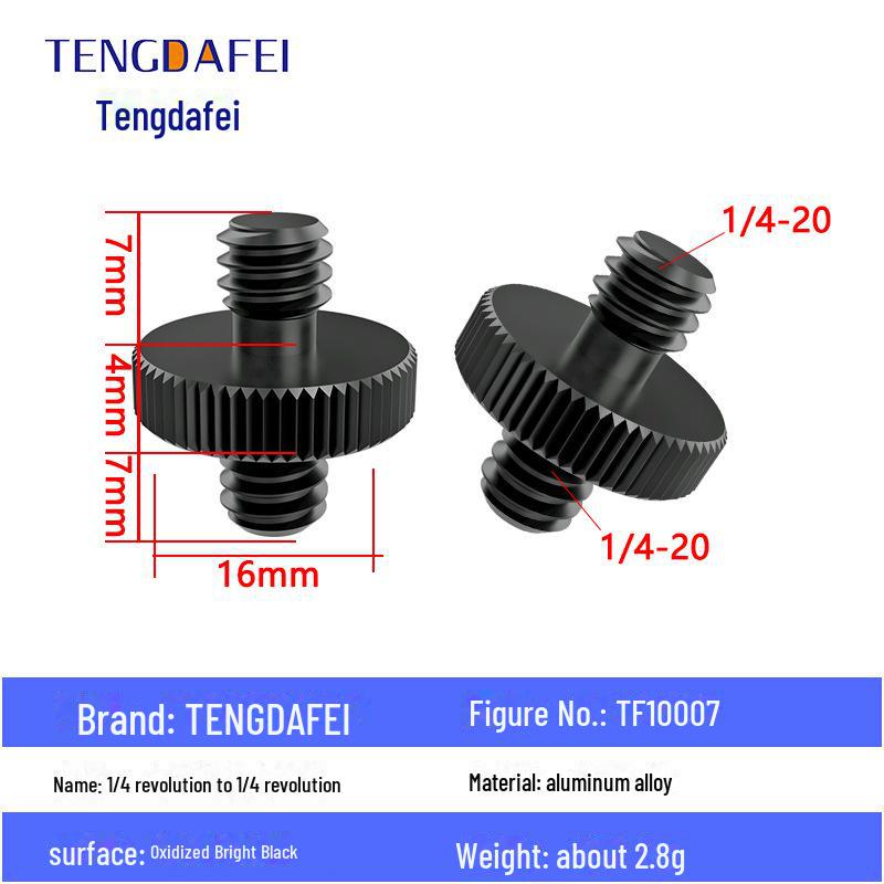 Adaptor cu șurub pentru trepied de cameră de la 1/4 la 3/8: Conversie M4, M5, M68, M10 pentru suport Hot Shoe sau stativ de lumină