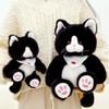 Cute Cat Doll Cow Kitten Plush Toy Scratcher Doll New Sitting Cat Throw Pillow