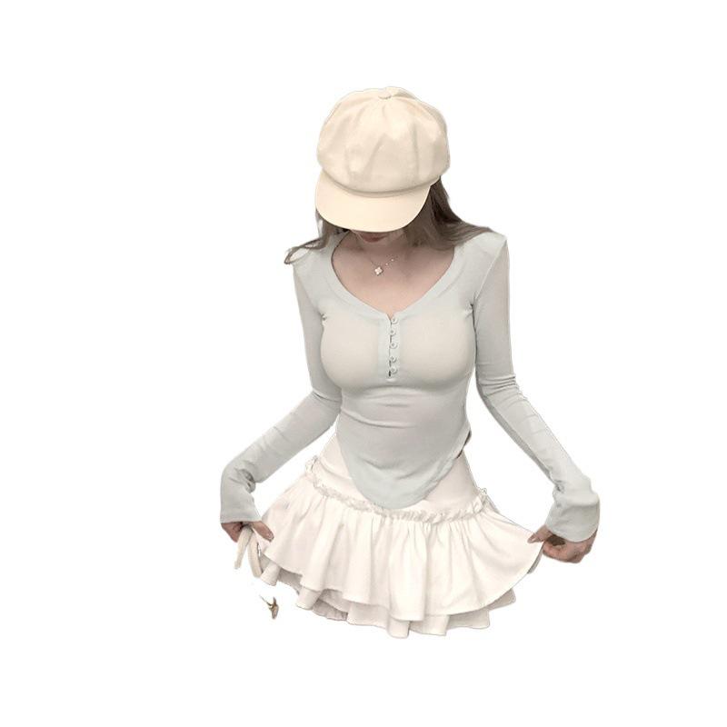 Ballet-Inspired Puffy A-Line Cake Skirt 2025: Spring/Summer Super Short Anti-Exposure Skirt Pants