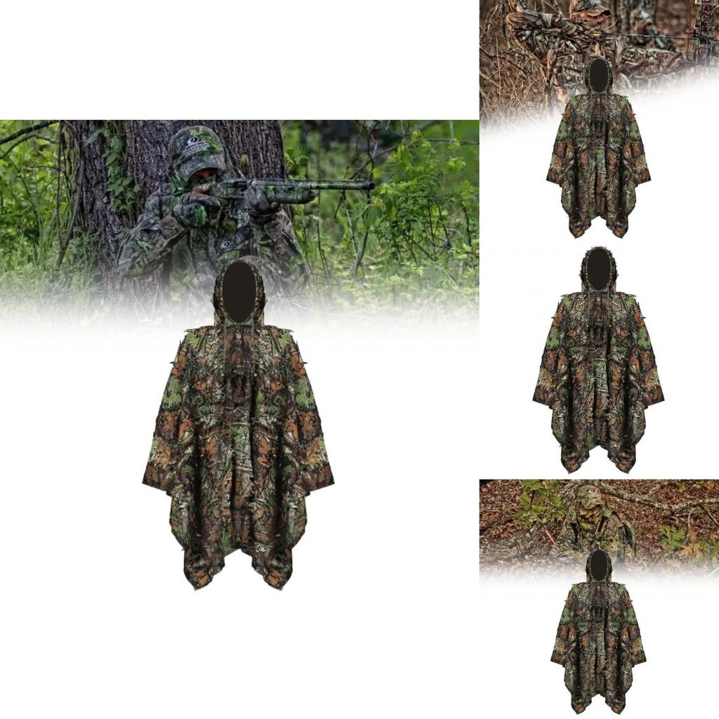 Pubg 3D Blatt Tarnkleidung mit Baumwollmischmaterial für Jagd und Outdoor-Aktivitäten