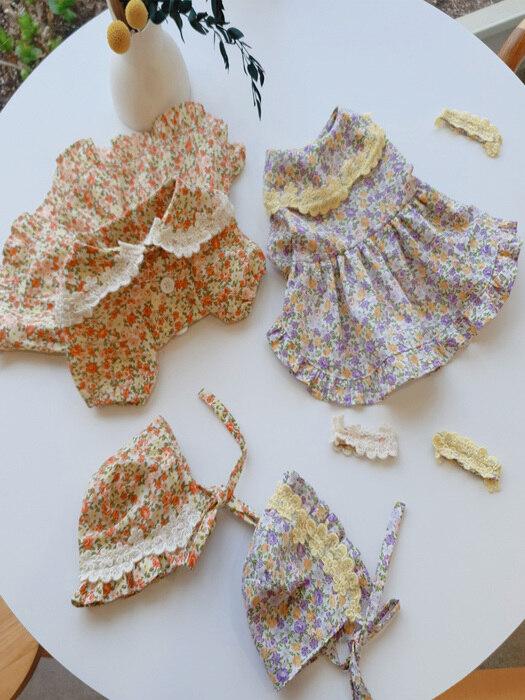 

Haneul mung mung little garden one piece 2 colors Violet