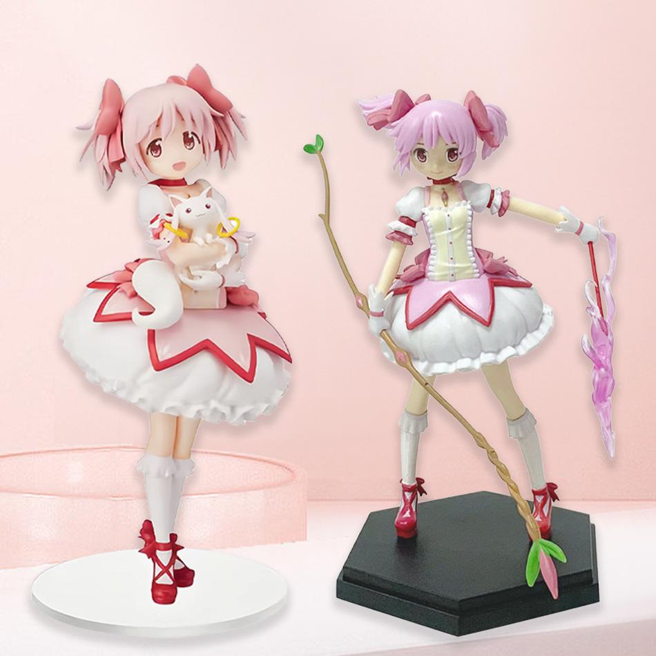 Puella Magi Madoka Magica Kaname Madoka Anime Character Models Figurines Desktop Ornaments Exquisite Toy Collection Otaku Gifts