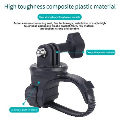 Bicycle Action Camera Mount Stable Anti-Slip Design Universal Easy Installation MTB Road Bike Handlebar Camera Holder Storage Rack