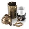 Light Socket Bulb Base Lantern Holder Space Saving Household Accessories Smooth Surface Multicolored Lighting Fixture