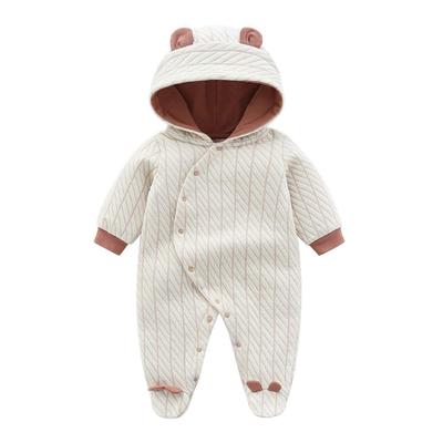 Baby Coverall Romper with Footed Hood for Autumn and Light Perfect for Baby Boys and Girls Winter, Blue, 73cm, 6-9 Months, Showers,