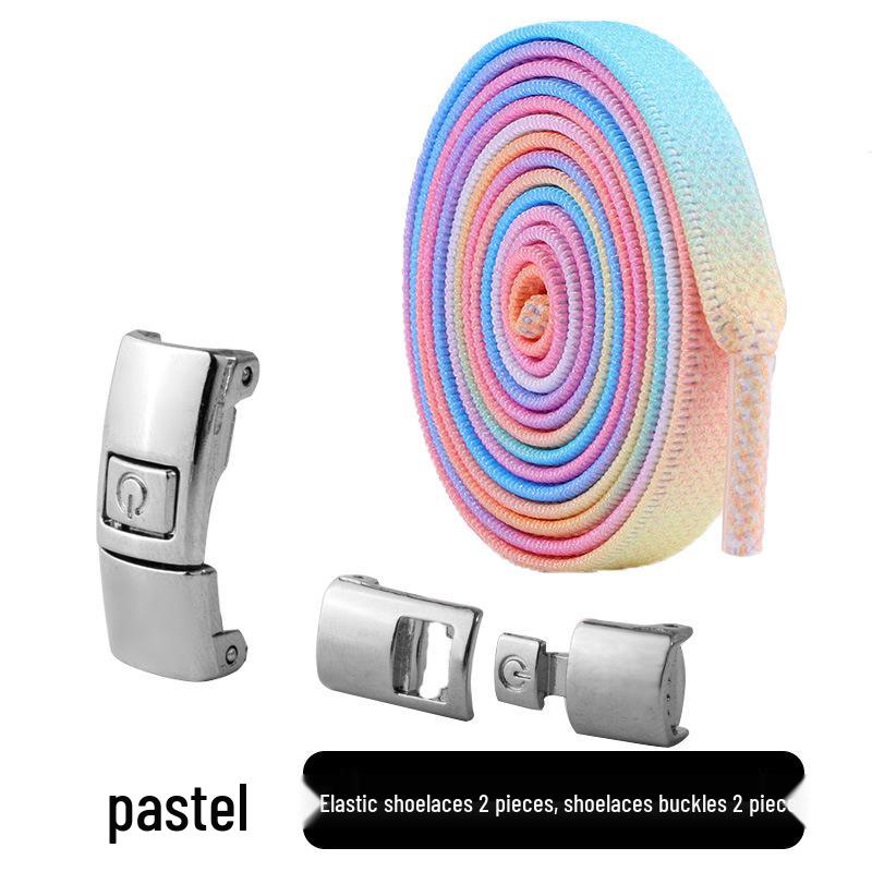 Mesh No-Tie Shoelaces with Interlock Buckle for Men & Women