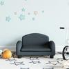 VidaXL Children's Sofa Dark Grey 50x40x30 cm Fabric, Mini Sofa, Mini Sofa Chair, Mini Sofa for Children, Sofa 3196370