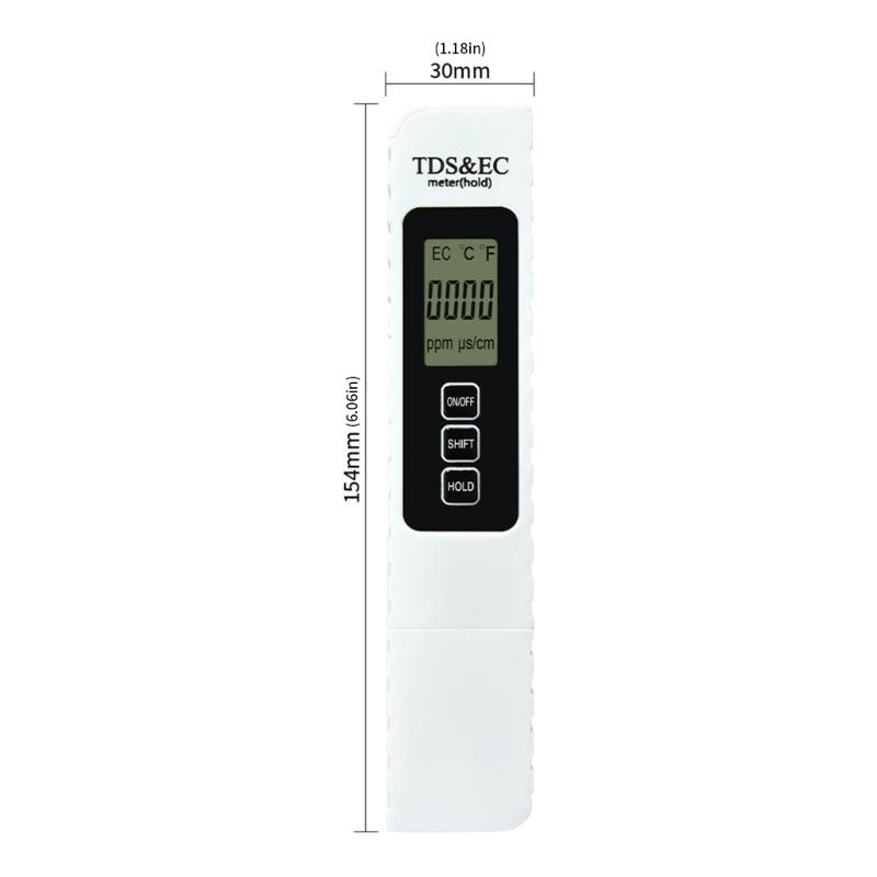 Digital Water Tester For And Temperature Measurement With High Accuracy And Anti Slip Grip Design