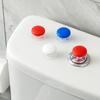 Botón de presión para inodoro con forma de corazón, botones de agua para baño