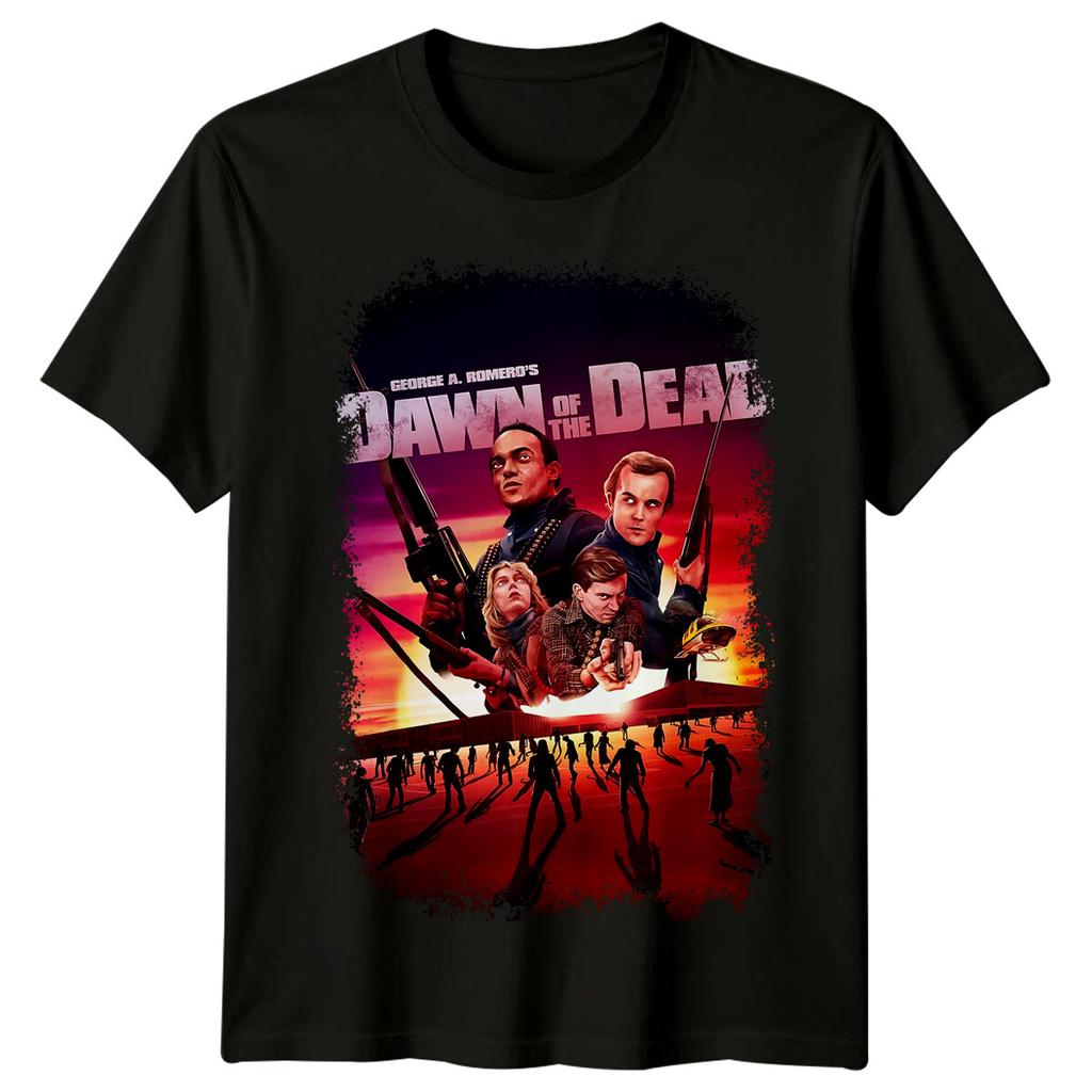Dawn of the Dead (1978) Movie Poster Inspired T-Shirt Retro 80s Tee