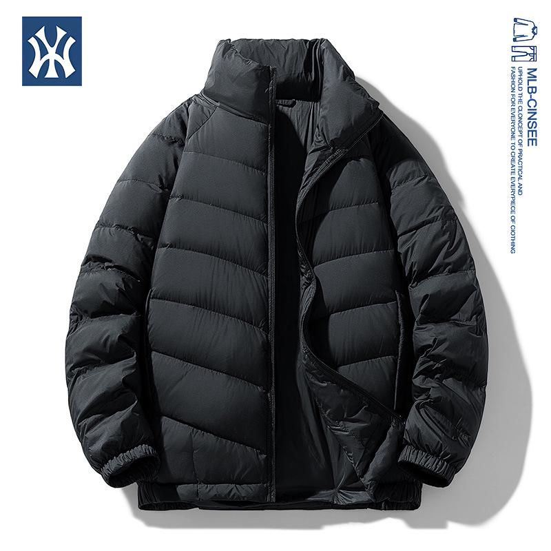 

Коллаборация MLB и Нью-Йорка 2025 Зима: Японская уличная одежда Унисекс Пуховик - Теплая, Простая Верхняя одежда. 2XL