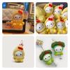 Cute Hello Kitty Broccoli Shrimp Plush Keychain Bag Charm Decoration
