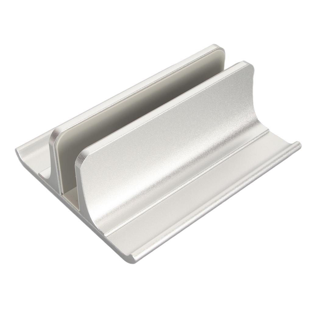 Vertical Laptop Stand 3 in 1 Aluminium Alloy Size Space Saving Laptop Holder for Maximum 17.3in Laptop