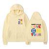 Love on Tour Print Fashion Sweatshirt Hip Hop Casual Tops Oversize Unisex Autumn Winter Fleece Streetwear Tops
