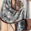 Exquisite This Winter Faux Cashmere Scarf Is A Versatile Long Shawl That Can Be Used Both As A Scarf and A Scarf