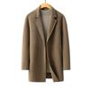 Wool Woolen Coat Men's Short Non-cashmere Coat New Korean Version Double-sided Suit High-end Sense