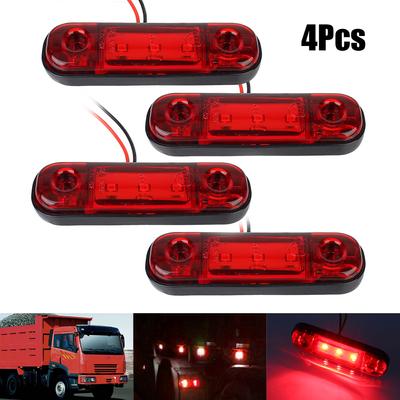 Car External Lights LED Side Marker Lights for Truck Trailer Lorry Bus 12V Signal Brake Lamps