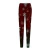 Women's Pants Christmas Printed Stretchy Soft Bottoms Casual Home Sleeping Pants