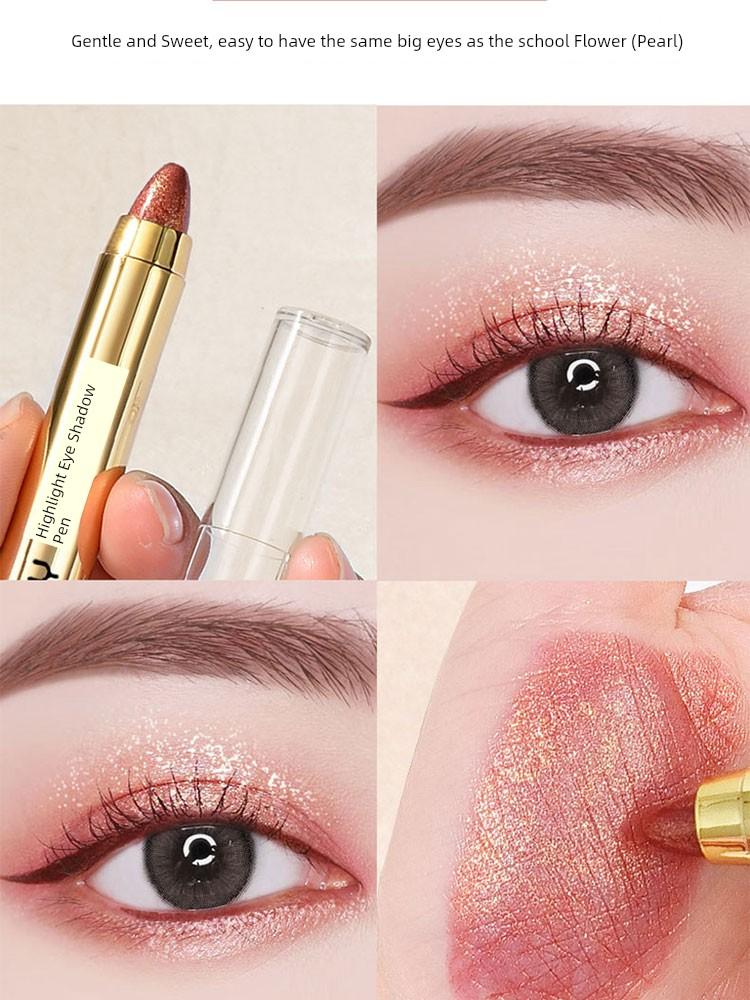 Mkingpretty Bean Bag Eye Makeup Highlight Eyeliner Pen Eye Shadow Pen Double-Headed Smudger No Falling out Official Authentic Products