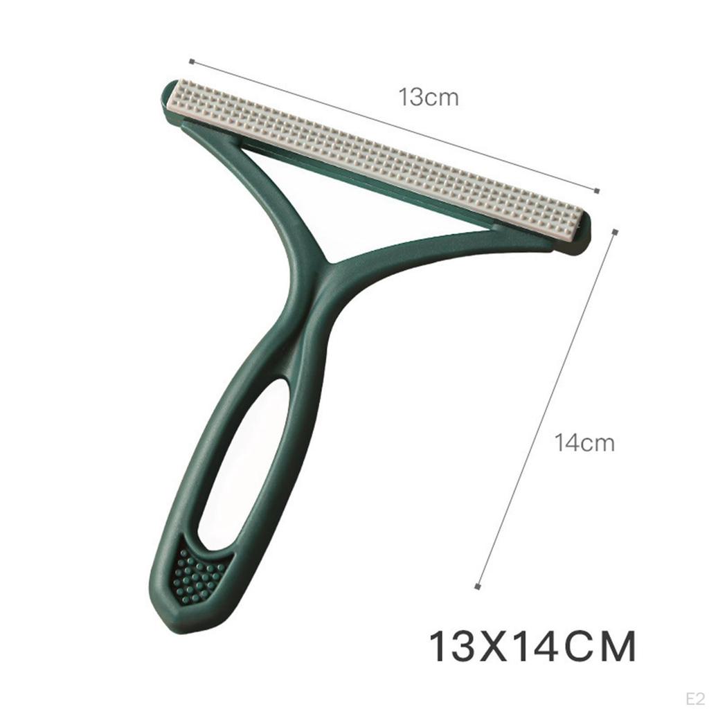 Portable Remover Double Sided Travel Brush Fabric Cleaner Pet Hair for Clothing Rugs Couch