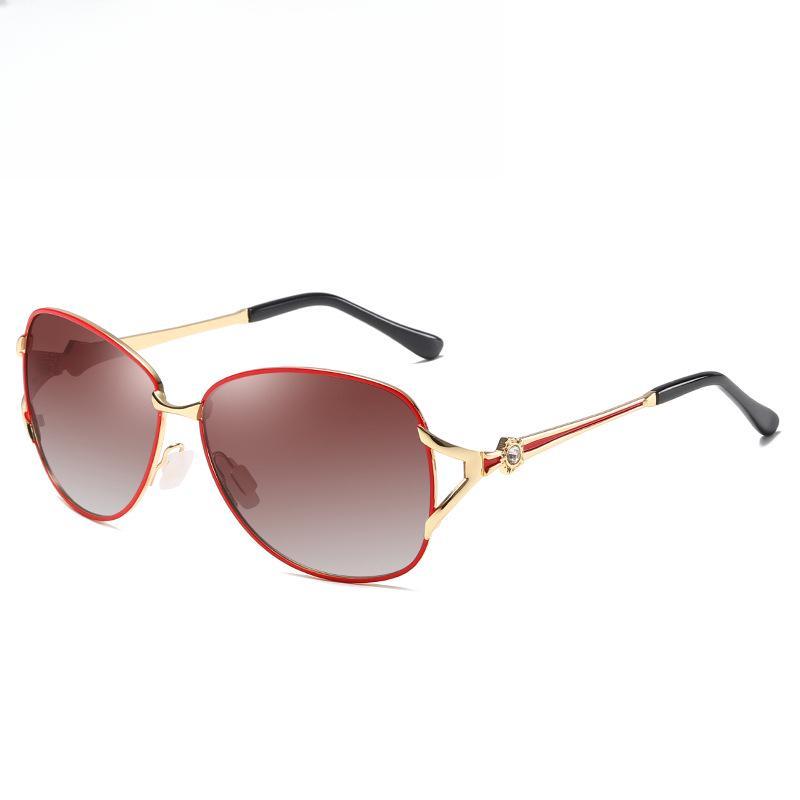 Women Fashion Polarized Sunglasses Color Film Lens Accessories Eyewear Anti Glare Sun Glasses Eyeglasses EMA