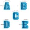 3D A~Z Letters Silicone Molds Epoxy Resin Mold DIY Crafts Polymer Clay Plaster Mold DIY Candle Handmade Soap Tools