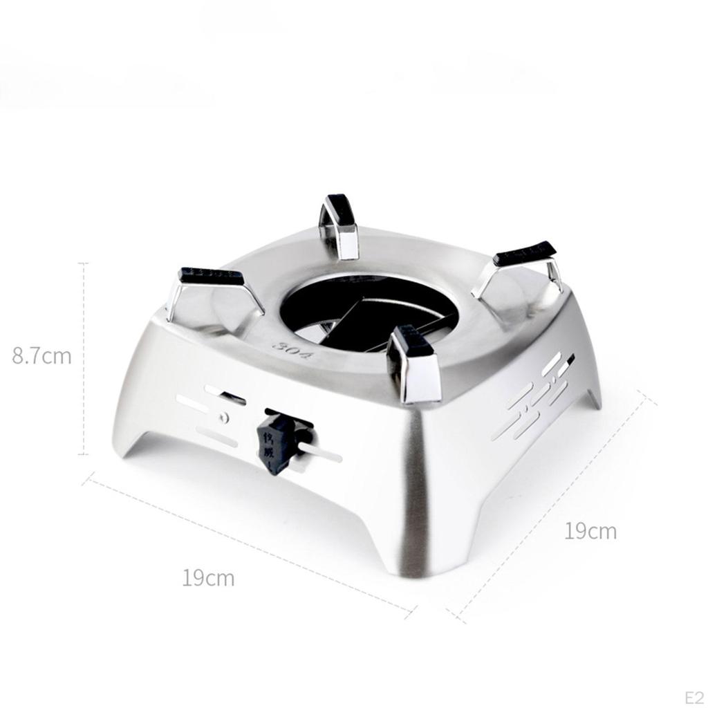 Przenośna kuchenka kempingowa Płyta kuchenna do biwakowania Piekarnik na paliwo Stały do plecakowania,