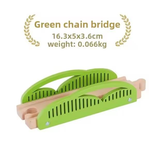 All Kinds Wooden Bridge Wooden Train Track Accessories Suspension Bridge fit for Brand Wooden Railway Tracks Toys for Children