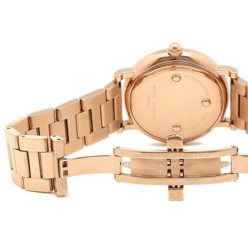 Marc Jacobs MJ3523 Quartz Women's Watch in White/Pink Gold