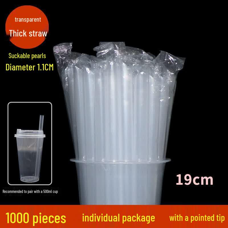 Ruhan Disposable Heat-Resistant Thick Drinking Straws