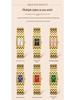 Olevs Women's Gold Square Quartz Watch - Chinese Style