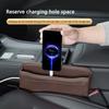 PU Leather Car Seat Gap Organizer Auto Pocket Seat Crevice Storage Box For Porsche 911 Taycan Panamera Cayenne Boxster Cayman FU3