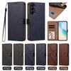 Leather Wallet Case On For Samsung Galaxy A55 A35 A25 A15 A05S A54 A34 A24 A14 A04 A04S Magnetic Flip Card Slots Kickstand Cover