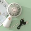 Rechargeable Battery Cooling Fan with Base USB Fan Pocket Fan Handheld Fan