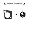 For Alfa Romeo 159 2005- Real Carbon Fiber Sticker Brera Spider Dashboard Gear Shift Panel Car ide Decorative Accessories