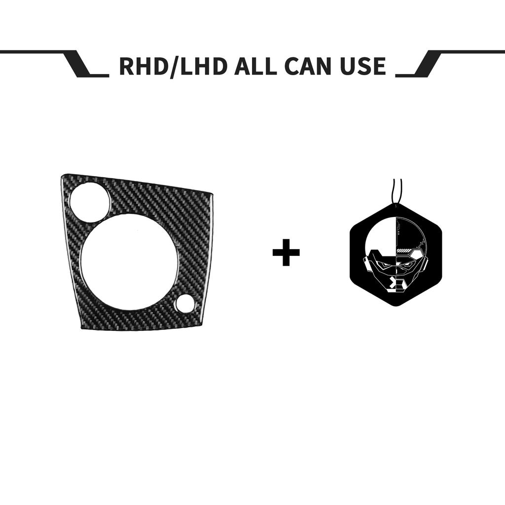 For Alfa Romeo 159 2005- Real Carbon Fiber Sticker Brera Spider Dashboard Gear Shift Panel Car ide Decorative Accessories