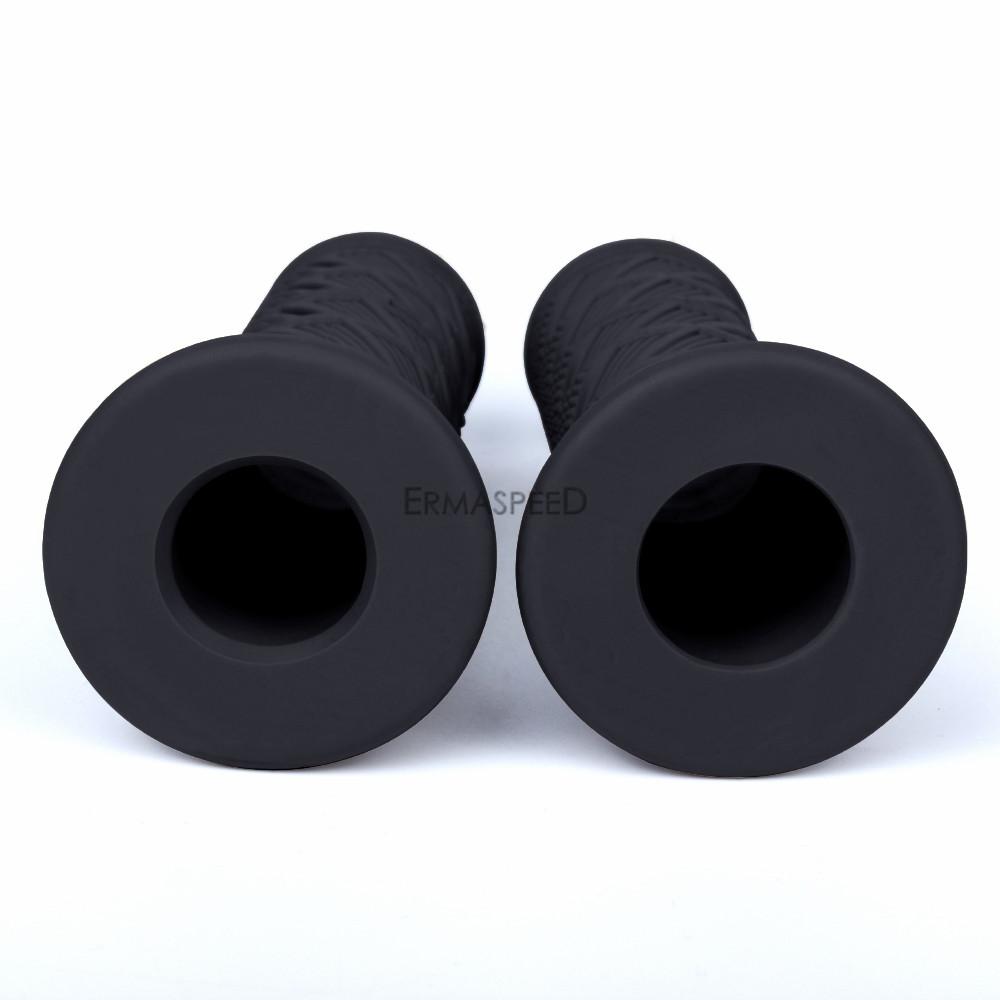 Univerzální rukojeť motocyklu 7/8" 22 mm Protiskluzová pryžová rukojeť plynu pro motocykly, motokros, terénní elektrokola