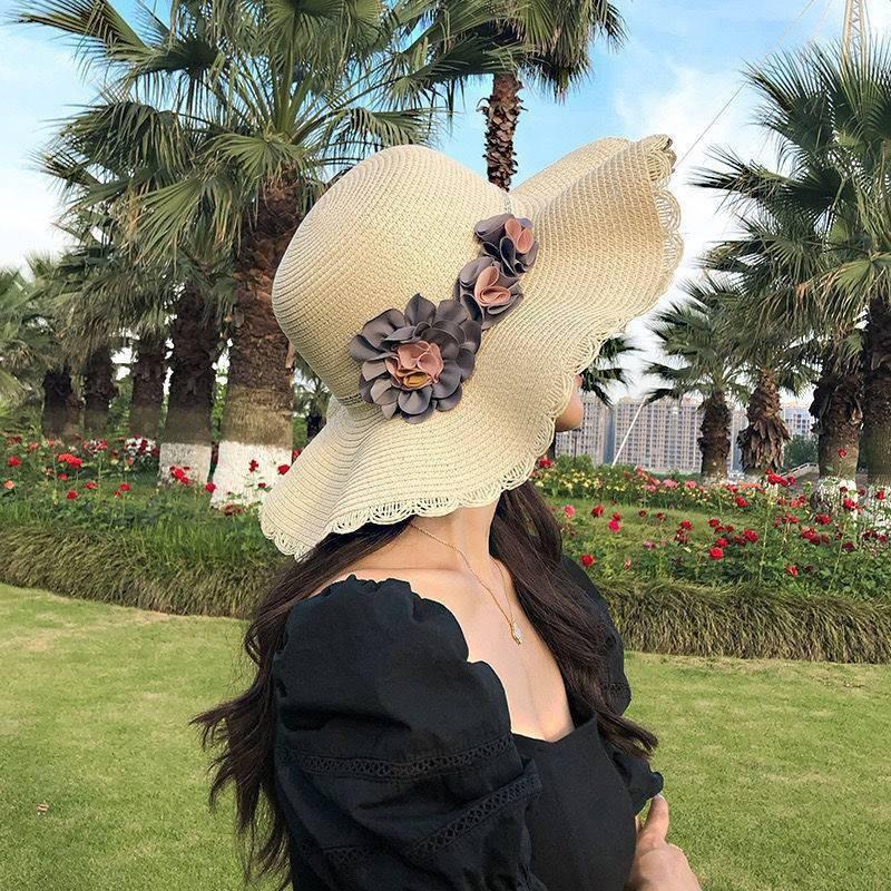 Summer Straw Hat For Women With Large Brim Sunshade And Breathable Design For Casual Outdoor Use
