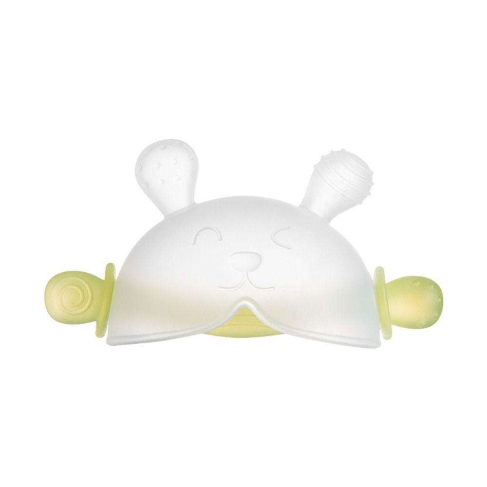 Washable Teether Gloves Rrabbit Kids Teething Toys Comfortable Hand Teether For Infant