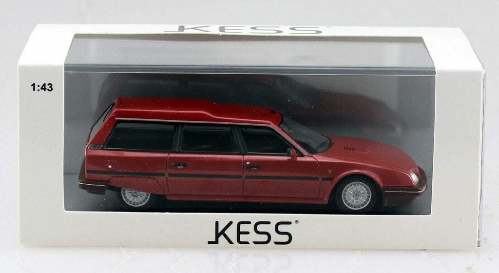 KESS Citroen CX25 TRD Turbo 2 Break 1987 M Red Finished Product 1/43