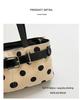 Korean Polka Dot Underarm Bag: Women's Simple Fashion Shoulder Handbag