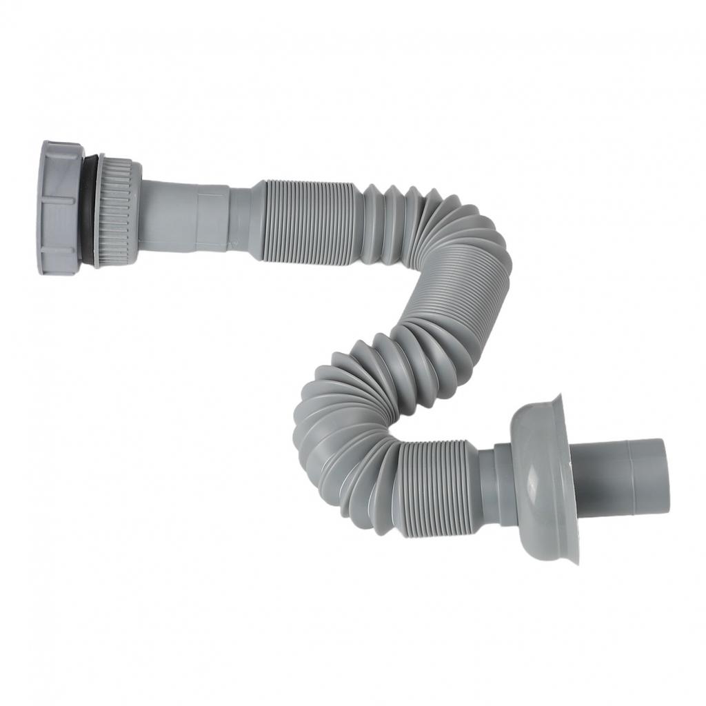 Easy Install Kitchen Sink Drain Pipe with Sealing Connector for Prevention