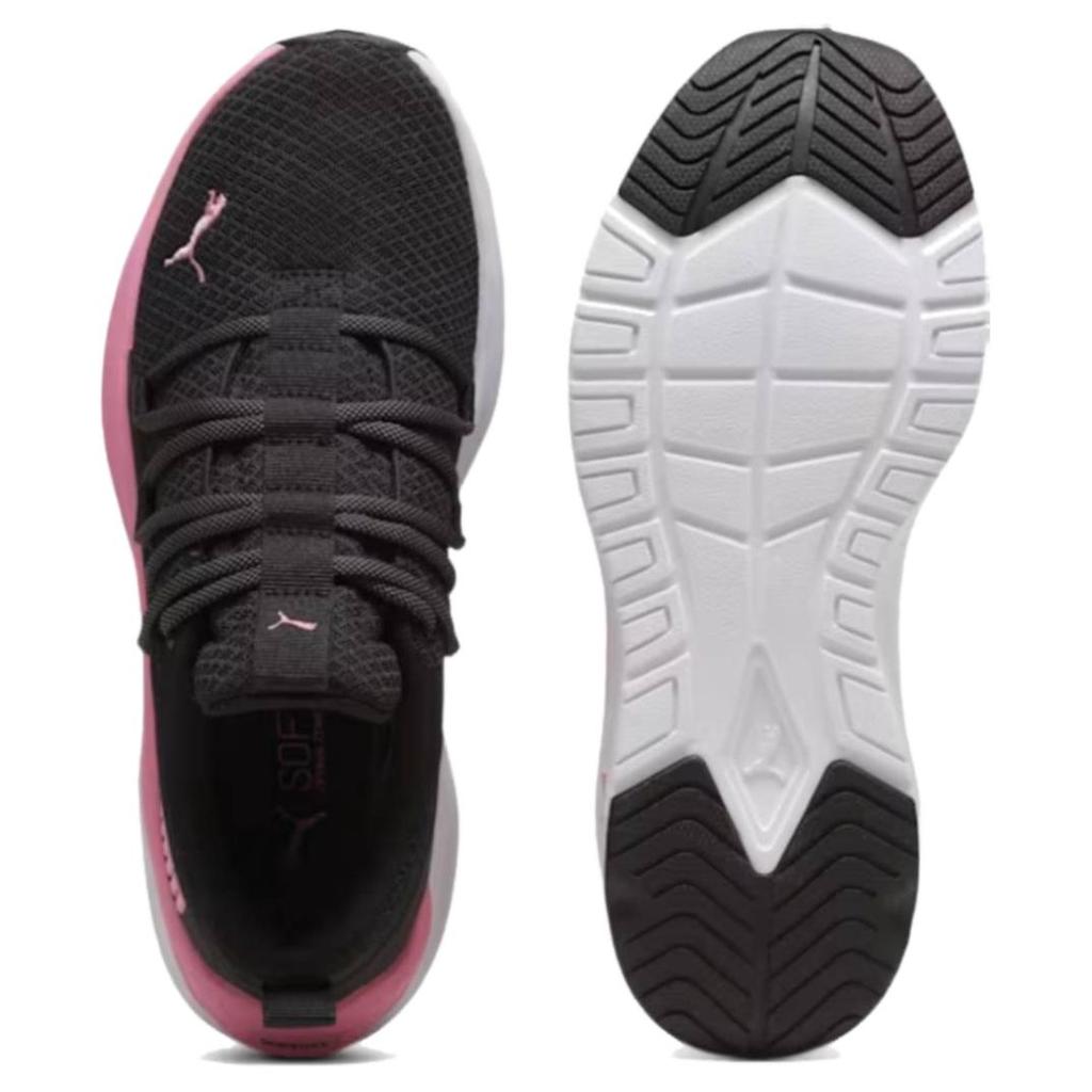 New PUMA Softride Abrasion Resistant Low Top Casual Running Shoes Women's Black 377672-14