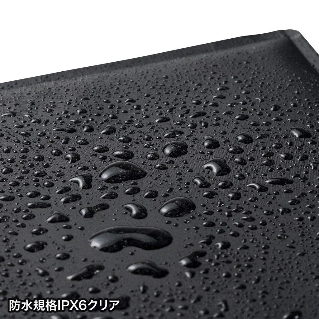 Sanwa Supply Waterproof Slim Inner Case for 13.3 inch PCs, Black IN-WP13BK