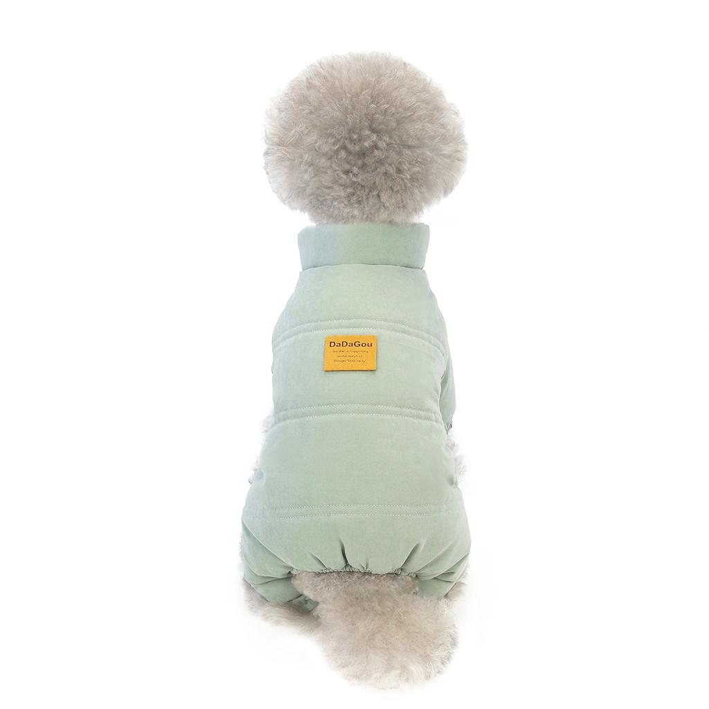 Pet High Neck Four Legged Coat Winter Thick Jumpsuit Four Legged Four Legged Dog Parkas Dog Pajamas Puppy Clothes Pet Clothing