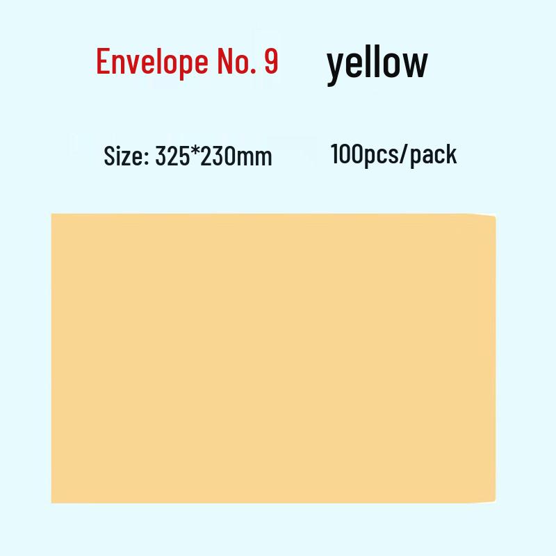 ZHUSHENG Kraft Paper Blank Envelopes