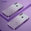 For Huawei Y6P Luxury Electroplated Glitter Case For Huawei Y6P Soft TPU Bumper Transparent Phone Back Cover